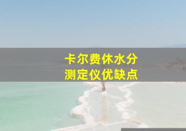 卡尔费休水分测定仪优缺点