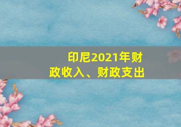 印尼2021年财政收入、财政支出