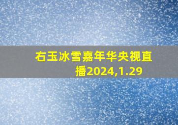 右玉冰雪嘉年华央视直播2024,1.29