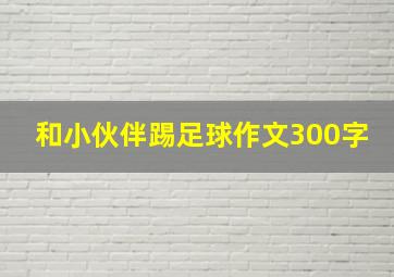 和小伙伴踢足球作文300字