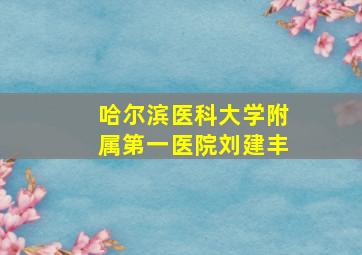 哈尔滨医科大学附属第一医院刘建丰