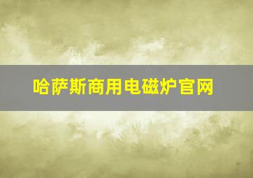 哈萨斯商用电磁炉官网