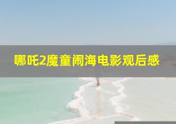 哪吒2魔童闹海电影观后感