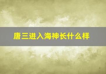 唐三进入海神长什么样