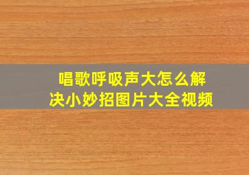 唱歌呼吸声大怎么解决小妙招图片大全视频