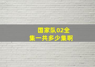 国家队02全集一共多少集啊