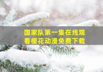 国家队第一集在线观看樱花动漫免费下载