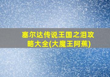 塞尔达传说王国之泪攻略大全(大魔王阿蕉)