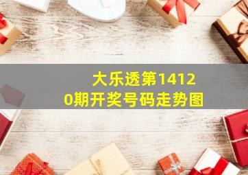 大乐透第14120期开奖号码走势图