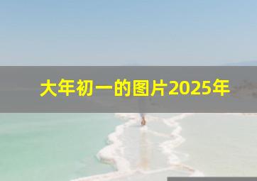 大年初一的图片2025年