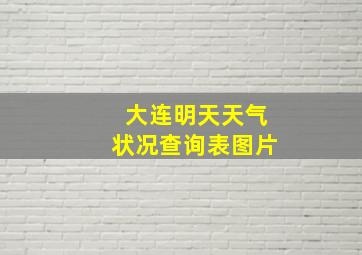 大连明天天气状况查询表图片