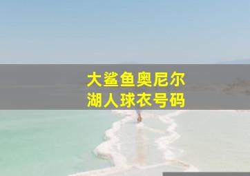 大鲨鱼奥尼尔湖人球衣号码