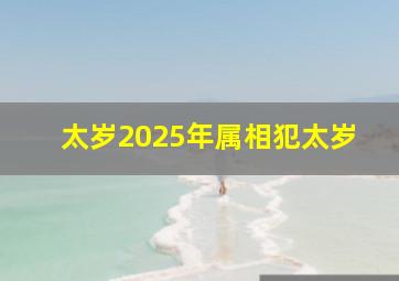 太岁2025年属相犯太岁