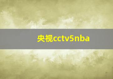 央视cctv5nba