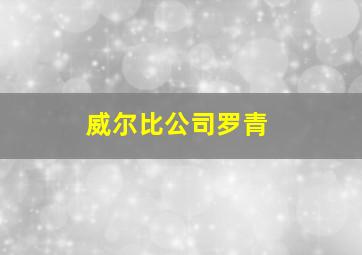 威尔比公司罗青