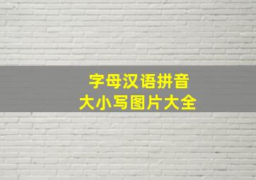 字母汉语拼音大小写图片大全