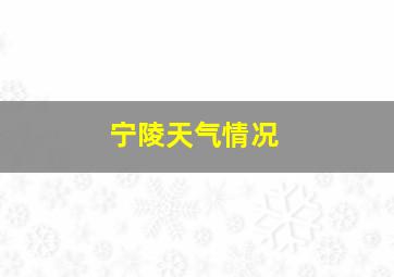 宁陵天气情况