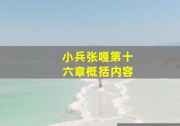 小兵张嘎第十六章概括内容