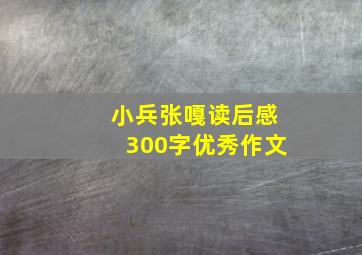 小兵张嘎读后感300字优秀作文