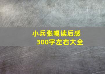 小兵张嘎读后感300字左右大全