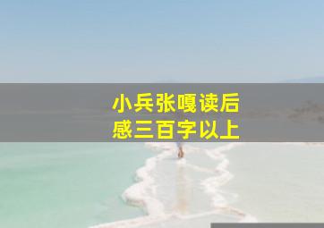 小兵张嘎读后感三百字以上