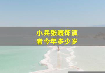 小兵张嘎饰演者今年多少岁