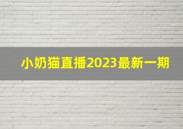 小奶猫直播2023最新一期