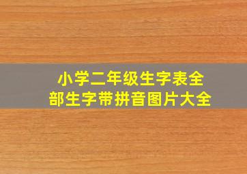 小学二年级生字表全部生字带拼音图片大全