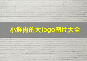 小鲜肉的大logo图片大全