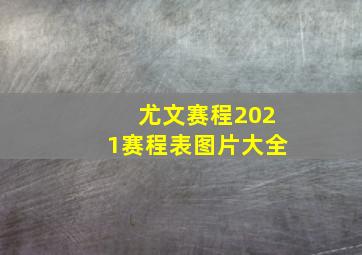 尤文赛程2021赛程表图片大全