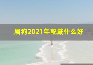 属狗2021年配戴什么好