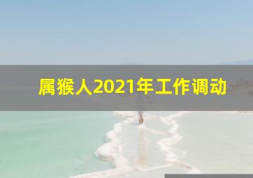 属猴人2021年工作调动