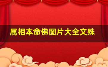 属相本命佛图片大全文殊