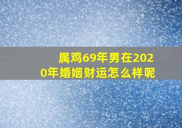 属鸡69年男在2020年婚姻财运怎么样呢