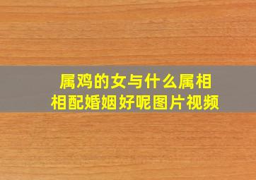 属鸡的女与什么属相相配婚姻好呢图片视频