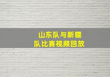 山东队与新疆队比赛视频回放