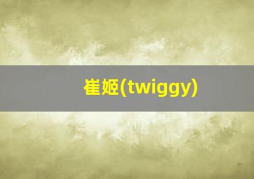 崔姬(twiggy)