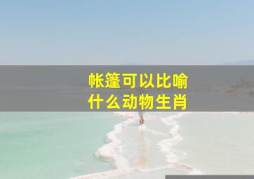 帐篷可以比喻什么动物生肖