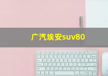 广汽埃安suv80