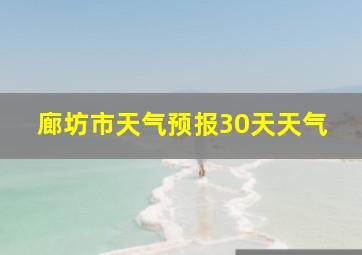 廊坊市天气预报30天天气