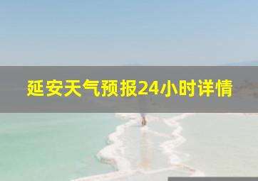 延安天气预报24小时详情