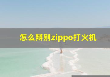 怎么辩别zippo打火机