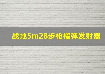 战地5m28步枪榴弹发射器