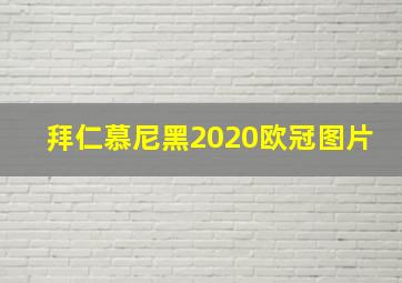 拜仁慕尼黑2020欧冠图片