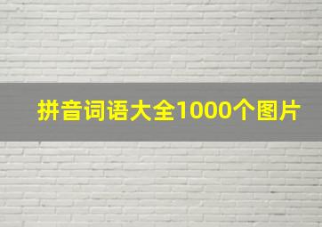 拼音词语大全1000个图片