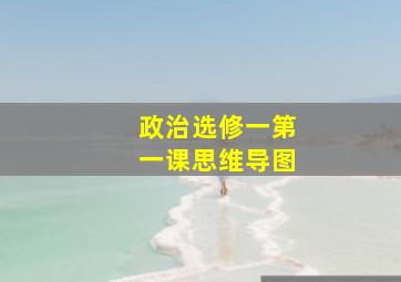 政治选修一第一课思维导图