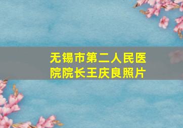 无锡市第二人民医院院长王庆良照片