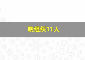 晓组织11人