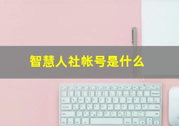 智慧人社帐号是什么