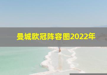 曼城欧冠阵容图2022年